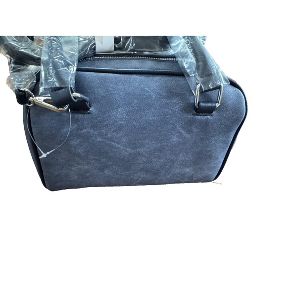 CXL by Christian Lacroix Jasper Satchel Womens Indigo Denim PU Top Handle Bag - Picture 6 of 7